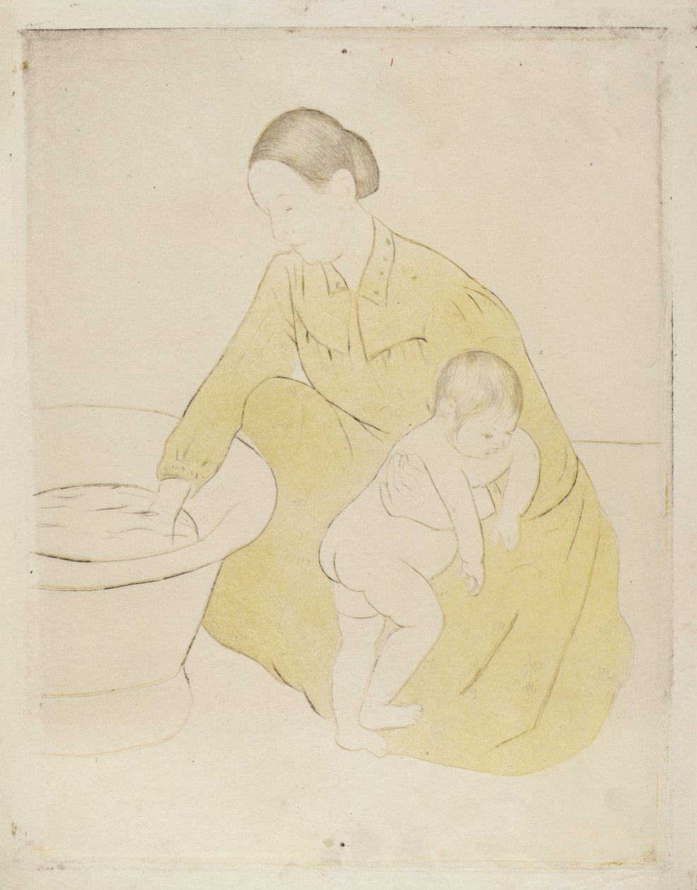 Badet av Mary Cassatt
