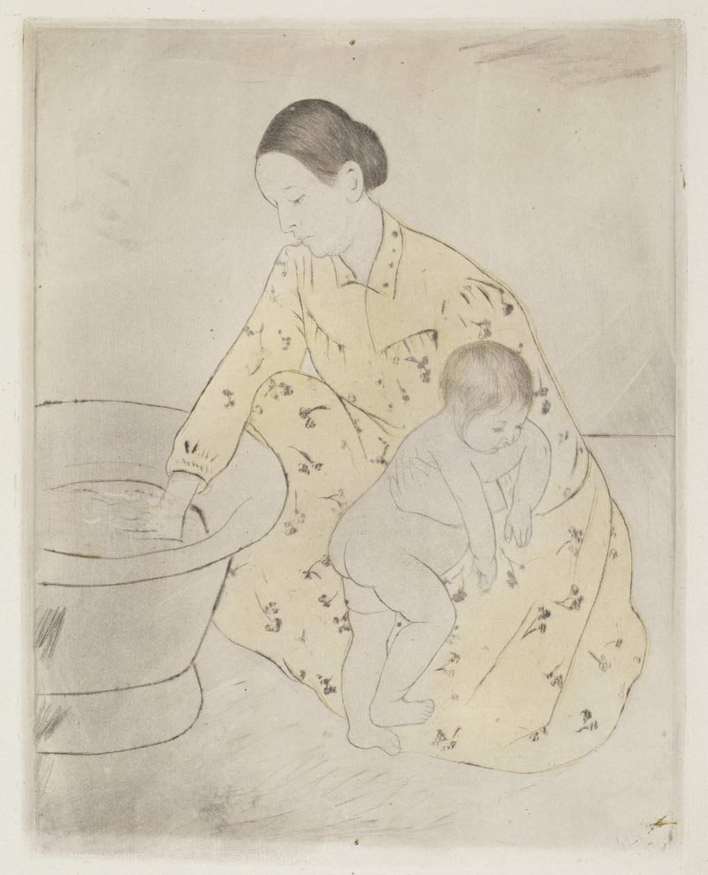 Badet av Mary Cassatt
