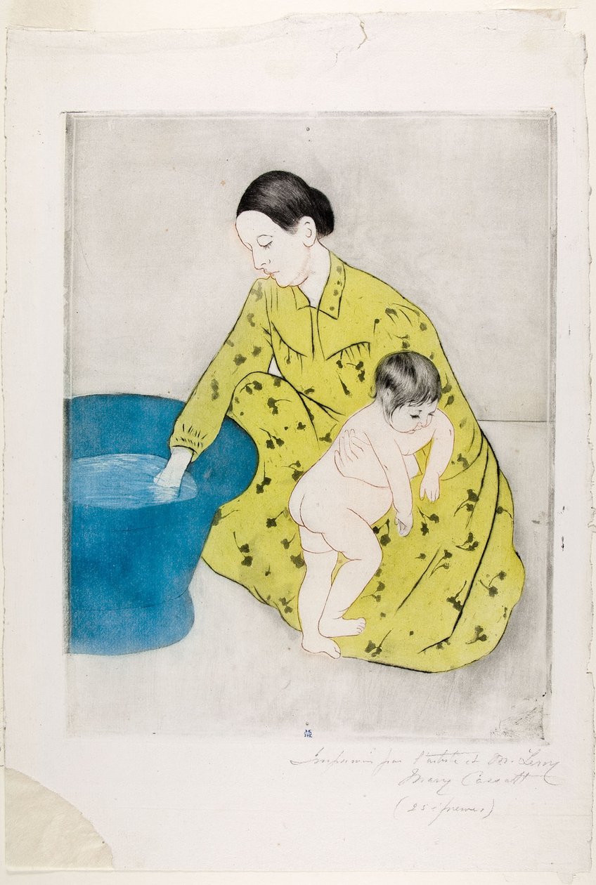 Badet av Mary Cassatt