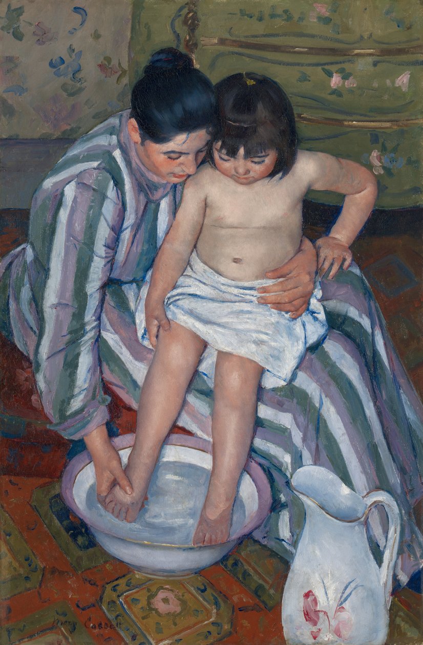 Barnebadet, 1893. av Mary Cassatt