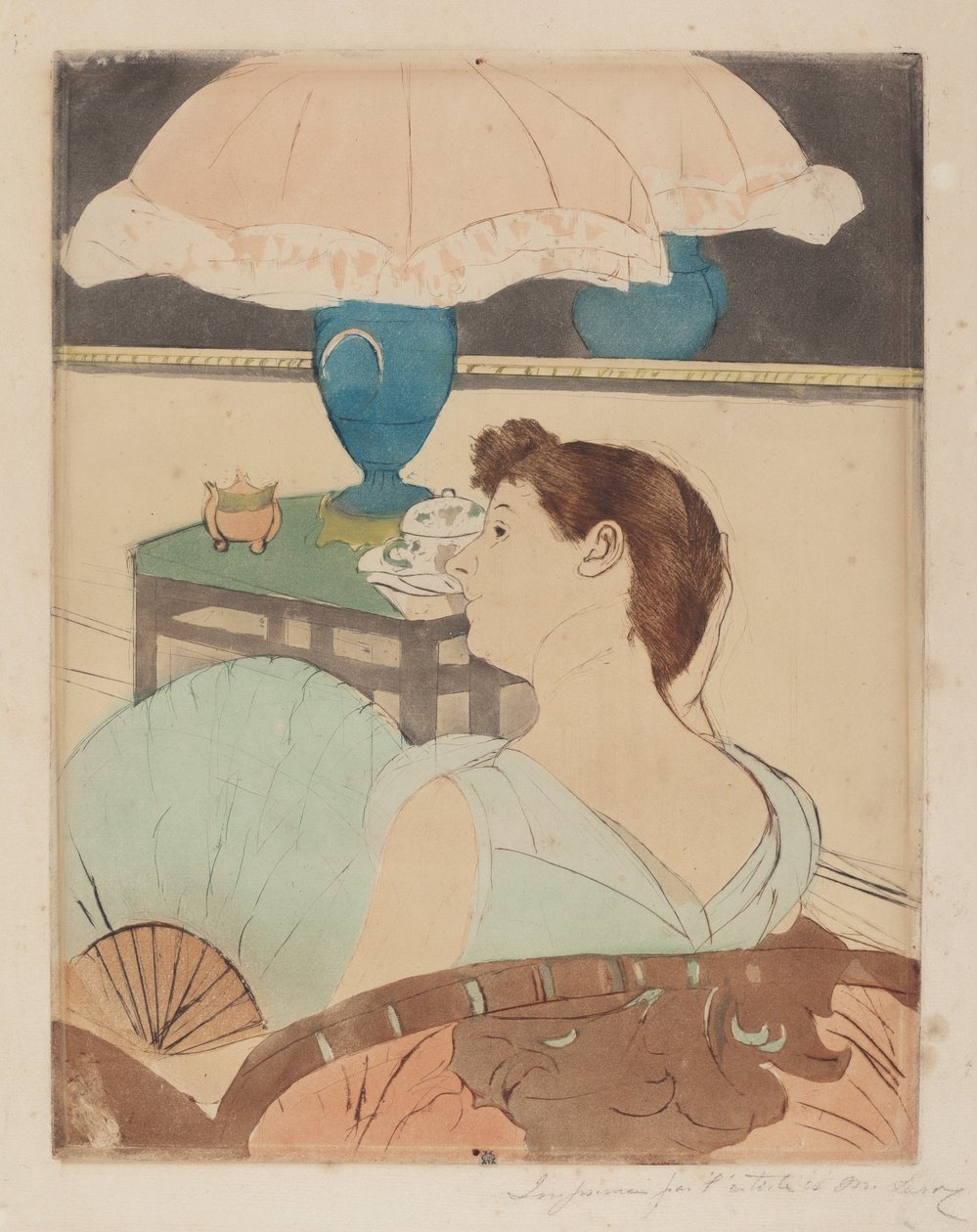 Lampen av Mary Cassatt