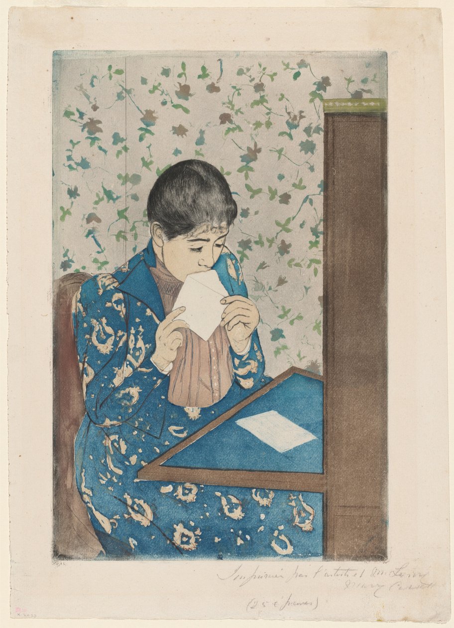 Brevet av Mary Cassatt