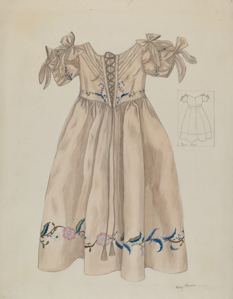 Barnekjole, ca. 1936. av Mary E Humes
