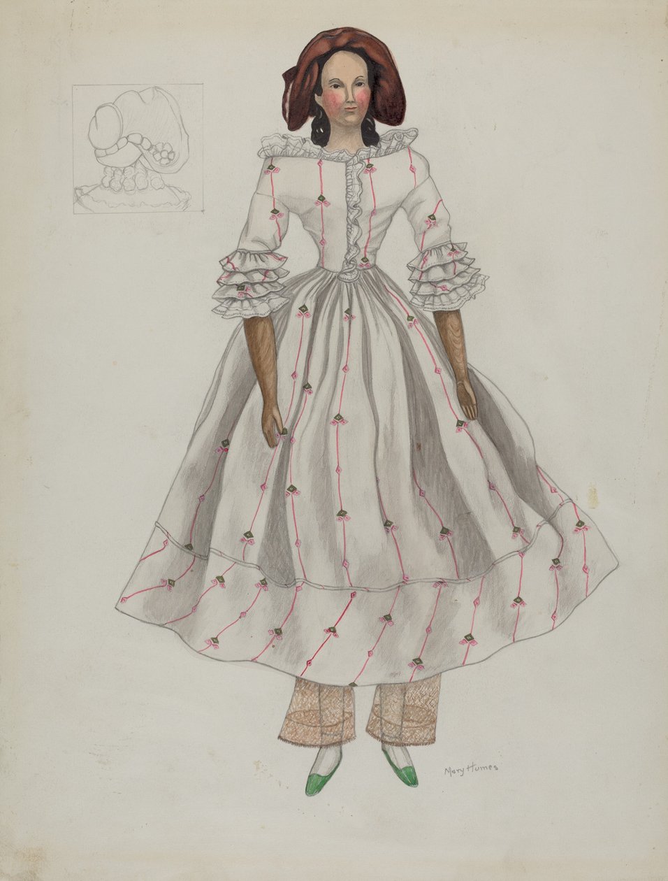 Dukke, c. 1936. av Mary E Humes