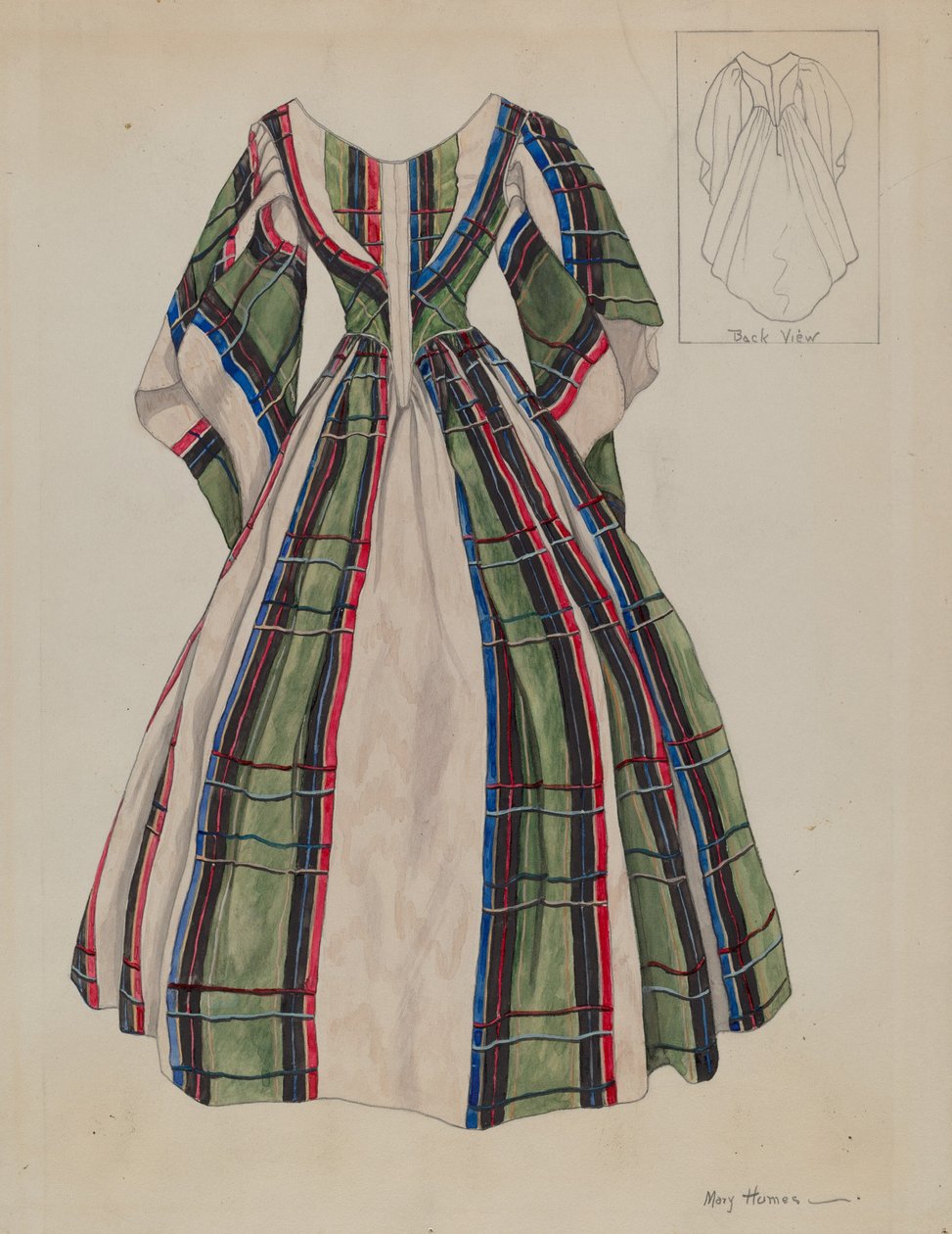 Kjole, c. 1937. av Mary E Humes