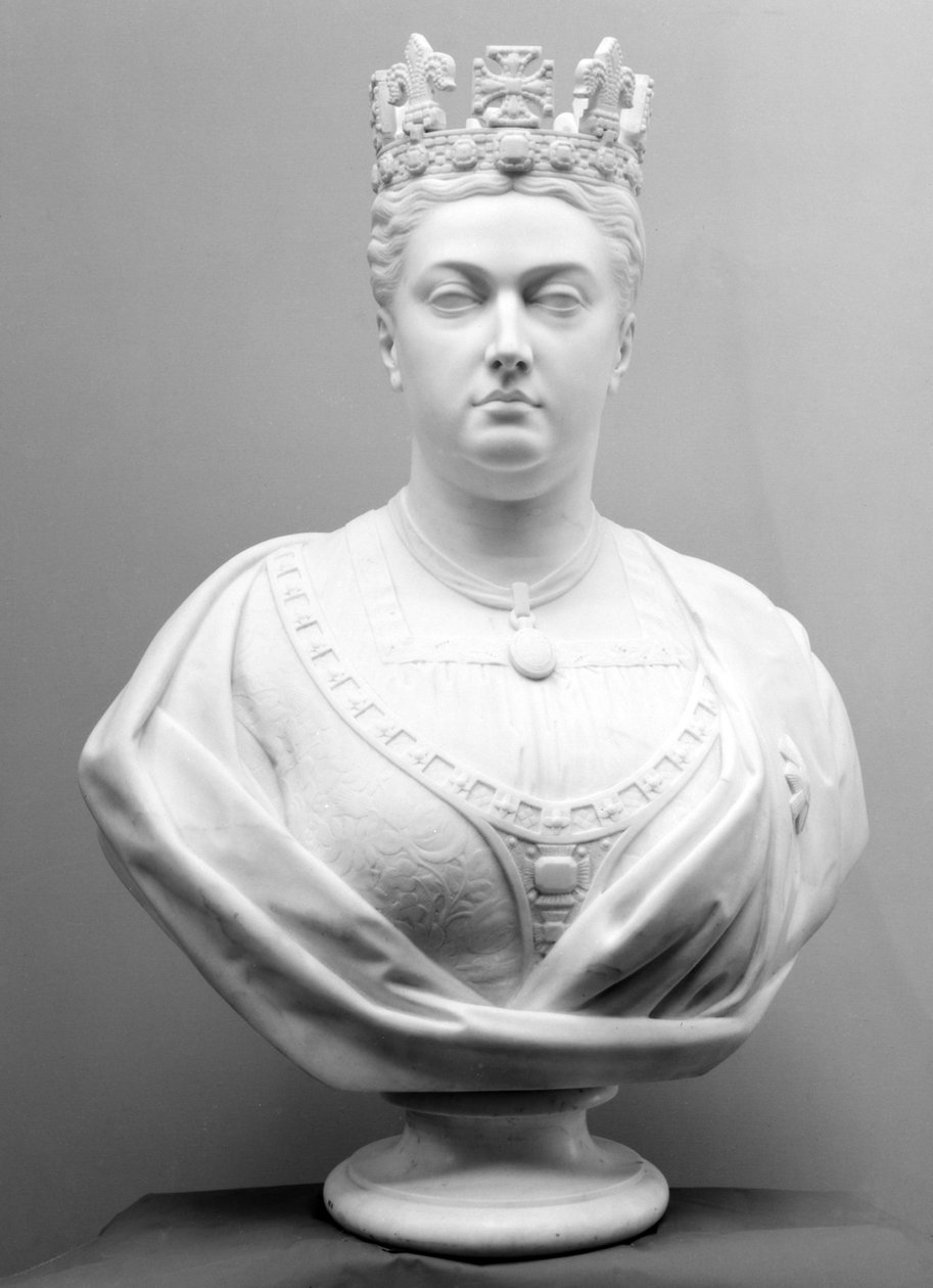 Queen Victoria, c.1874 (marble) av Mary Grant