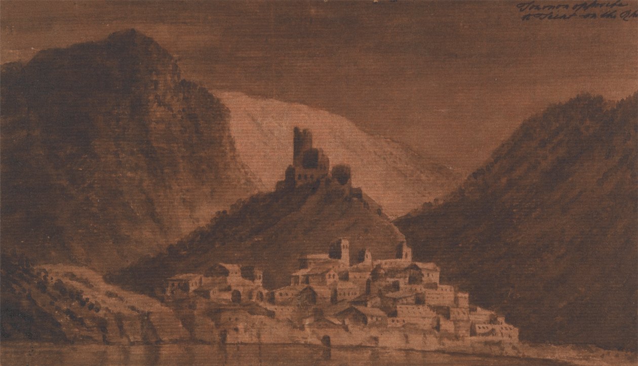 Tournon Motsatt Teint på Rhone av Mary Harcourt