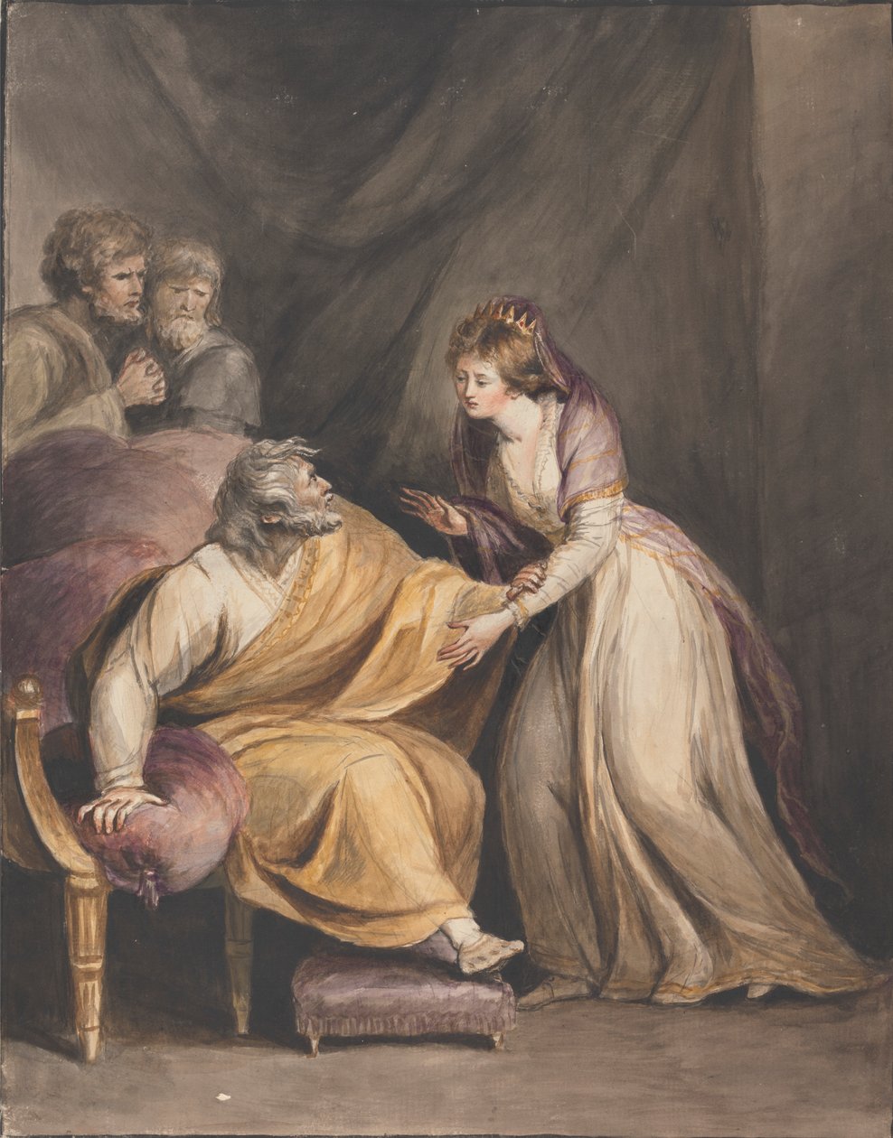 Lear og Cordelia av Mary Hoare