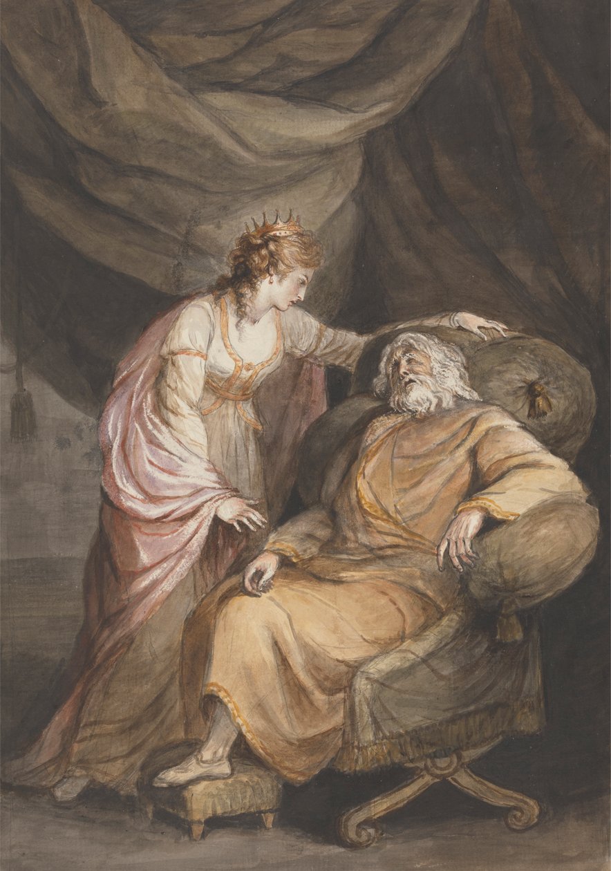 Lear og Cordelia av Mary Hoare