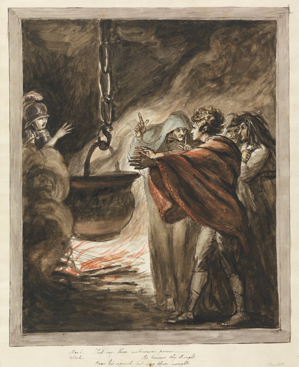 The Apparition of the Armed Head: Macbeth av Mary Hoare