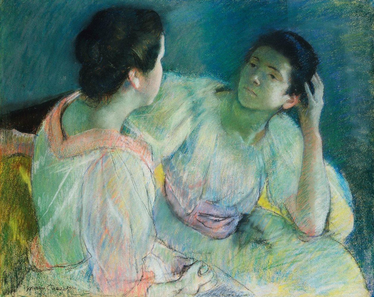 Samtalen av Mary Stevenson Cassatt