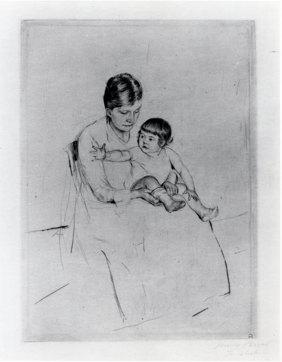 Strømpen av Mary Stevenson Cassatt