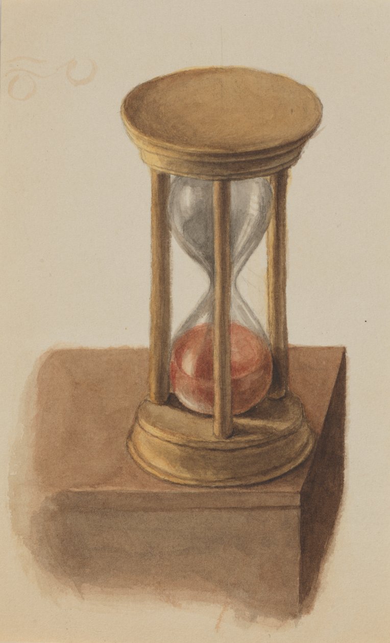 Uten tittel Timeglass, ca. 1872-1874. av Mary Vaux Walcott