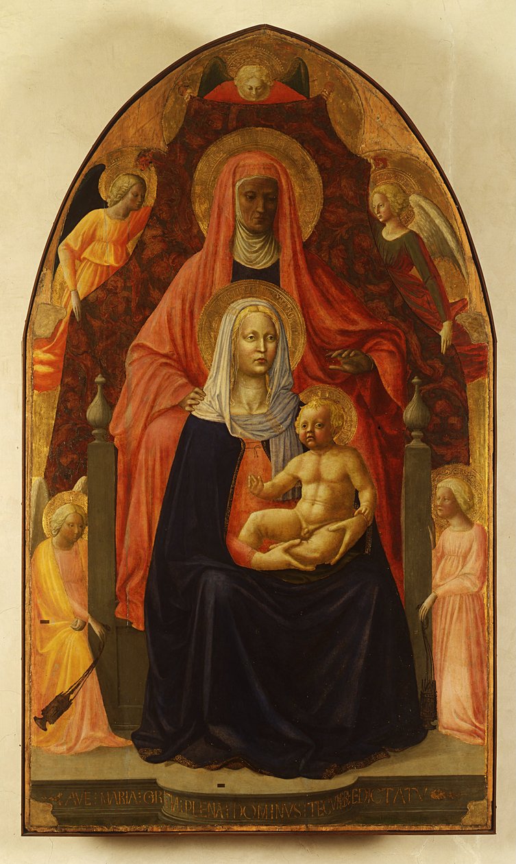 SantAnna Metterza av Masaccio Masolino