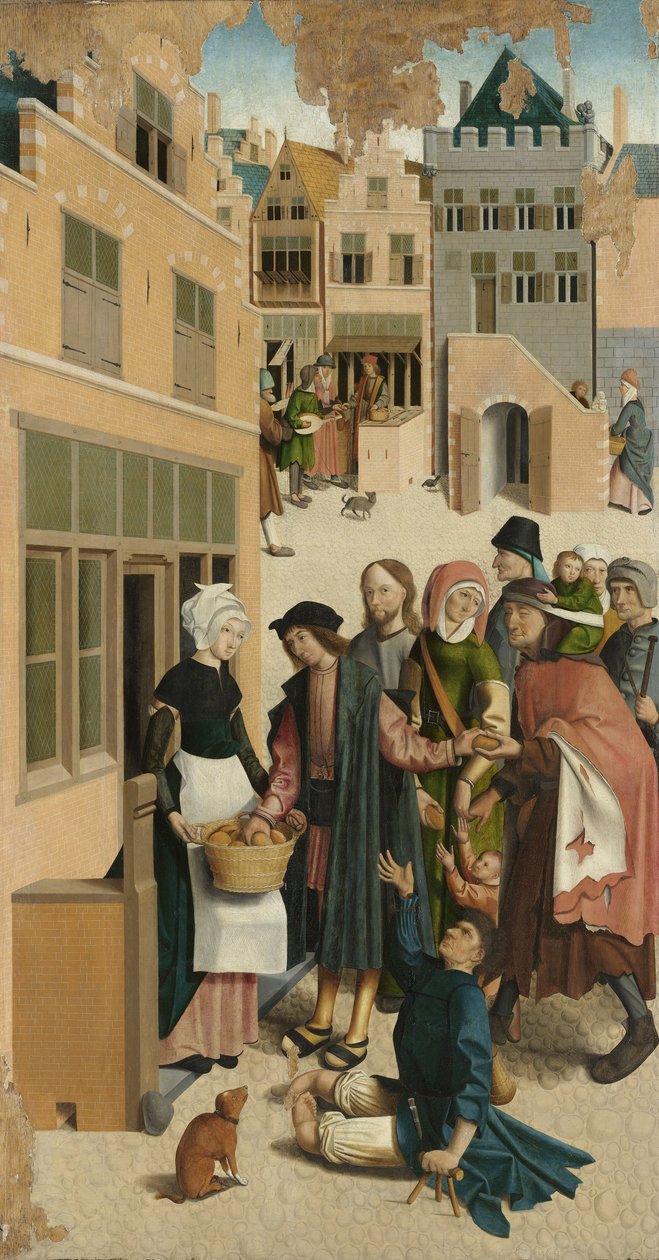The Seven Works of Mercy, 1504 av Master of Alkmaar