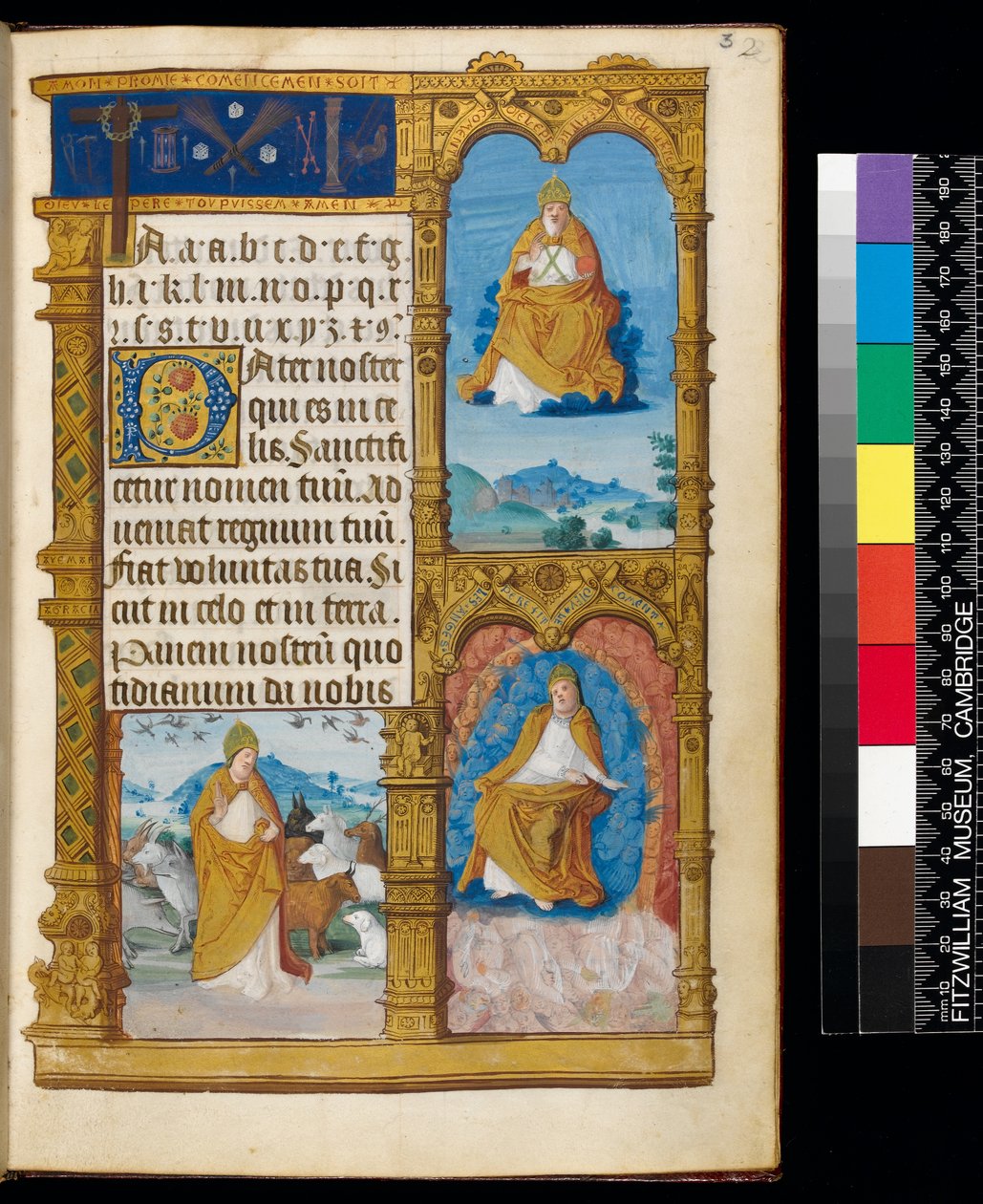 Ms 159, fol 3. Life of Saint Claudius of Besancon, fra 