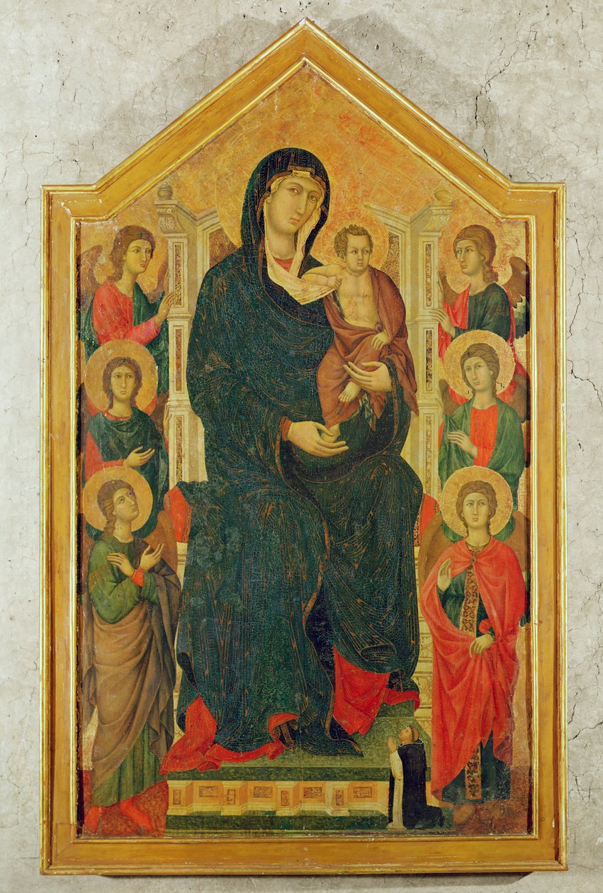 Maesta (tempera på panel) av Master of Citta di Castello