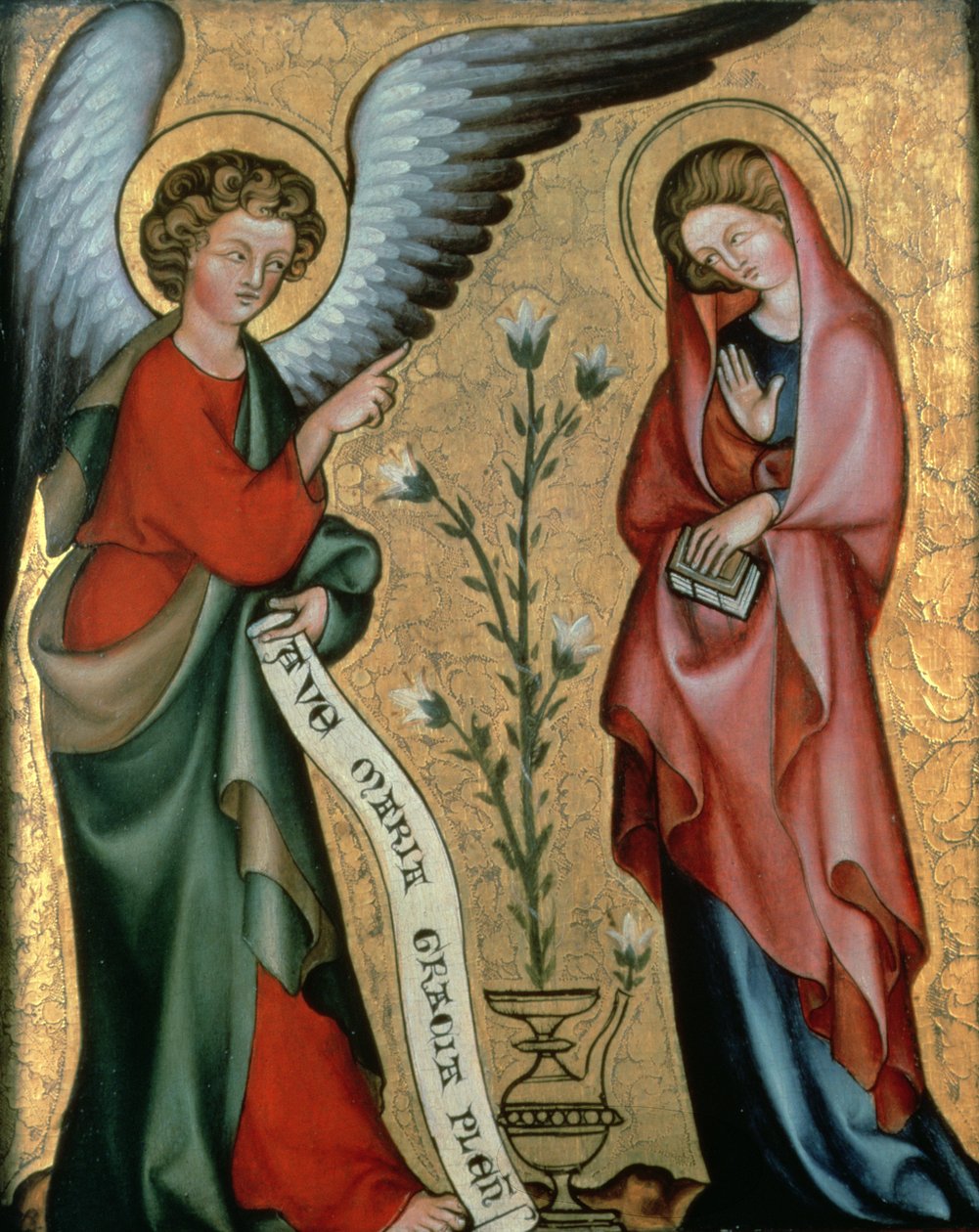 Bebudelsen, ca. 1330 av Master of Cologne