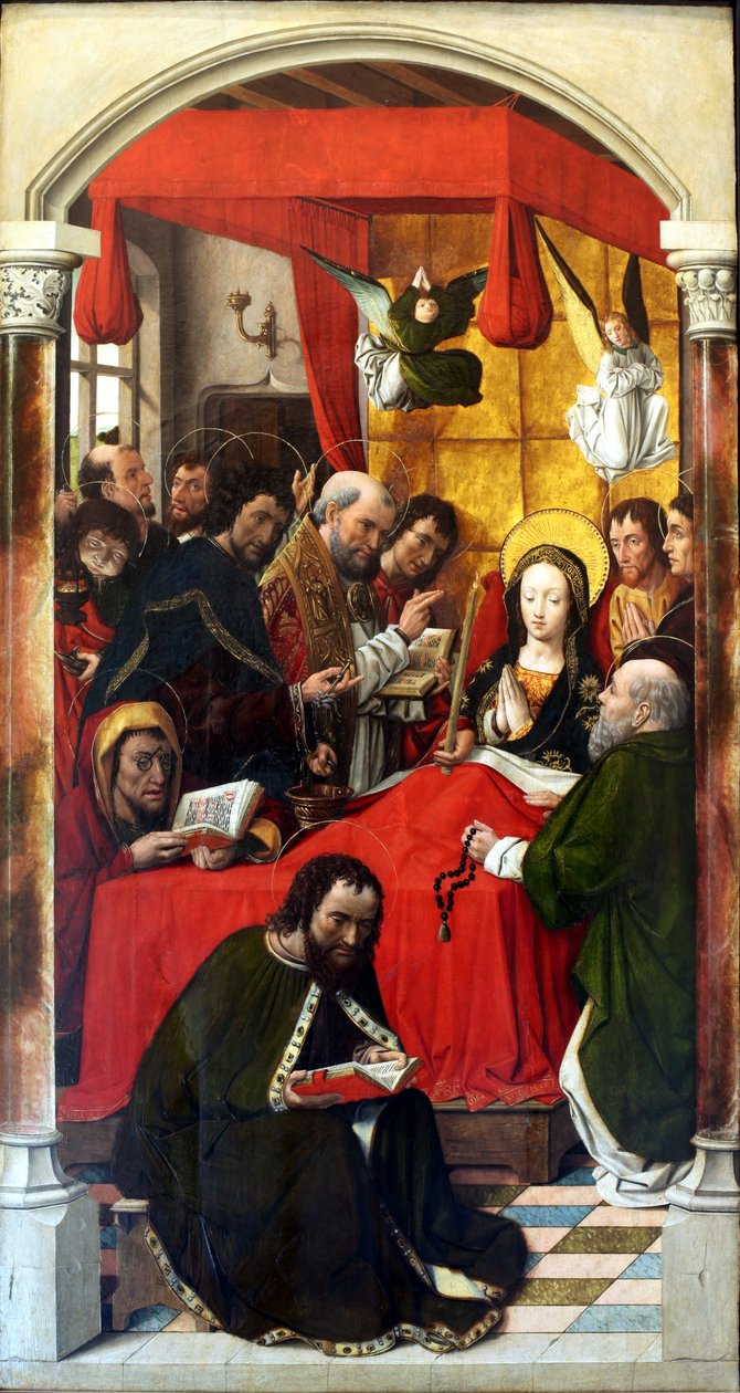 Jomfruens død av Master of Santa Clara de Palencia