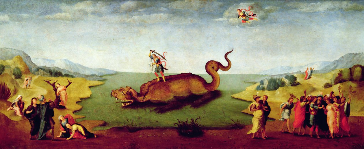 Perseus reddet Andromeda av Master of Serumido