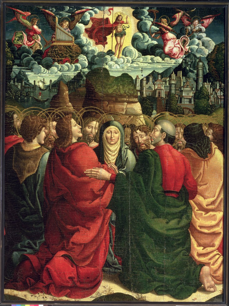 The Ascension (tempera på panel) av Master of Sigena