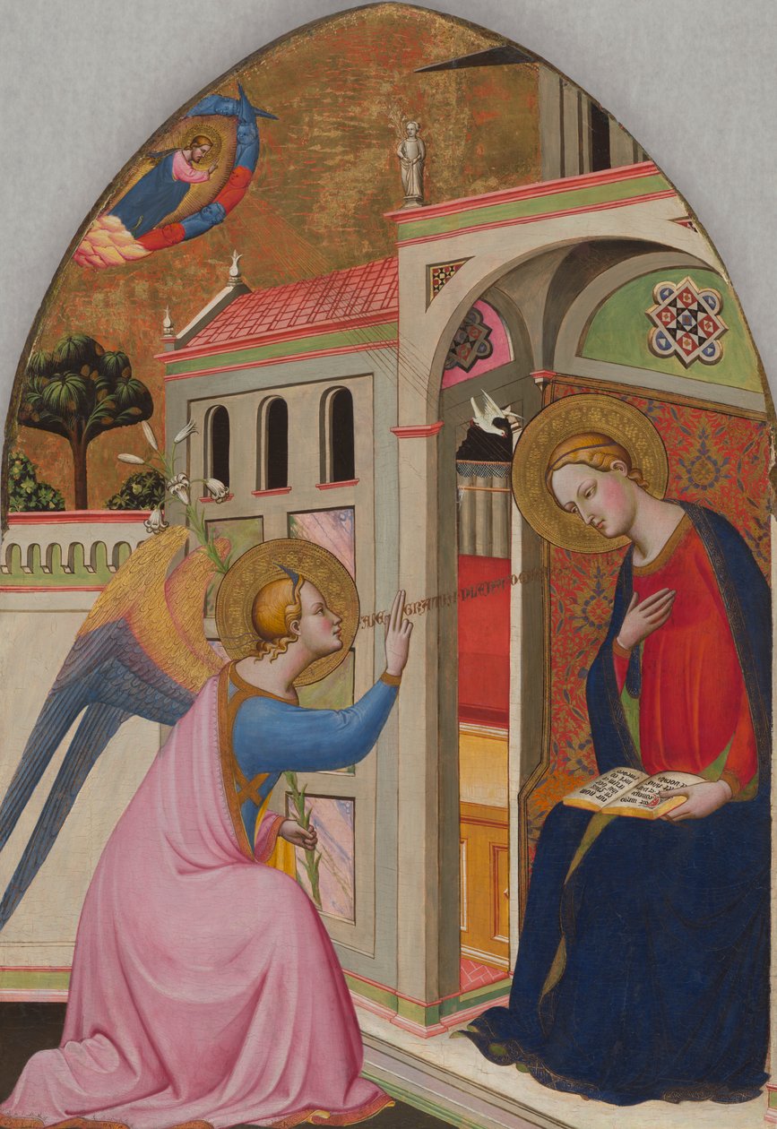 Bebudelsen, ca. 1390-95 (tempera og bladgull på panel) av Master of St. Verdiana