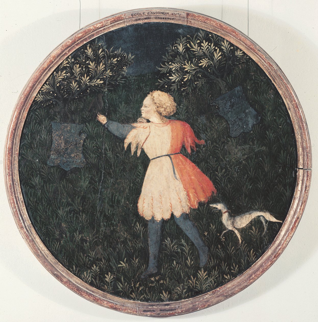 Ung falkonerer, florentinsk skole av Master of the Judgement of Paris