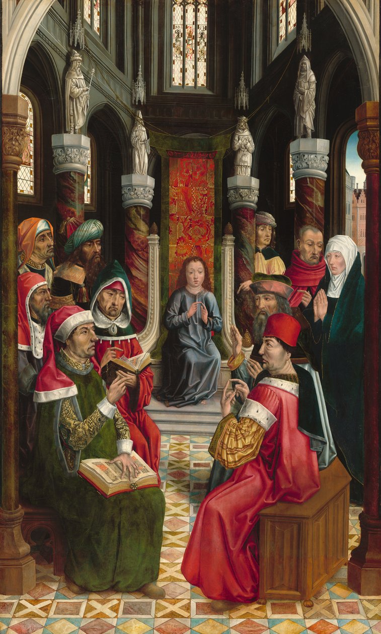 Kristus blant legene av Master of the Retablo of