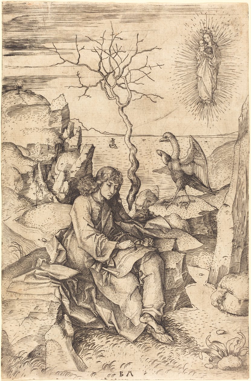 Saint John på Patmos av Master BM