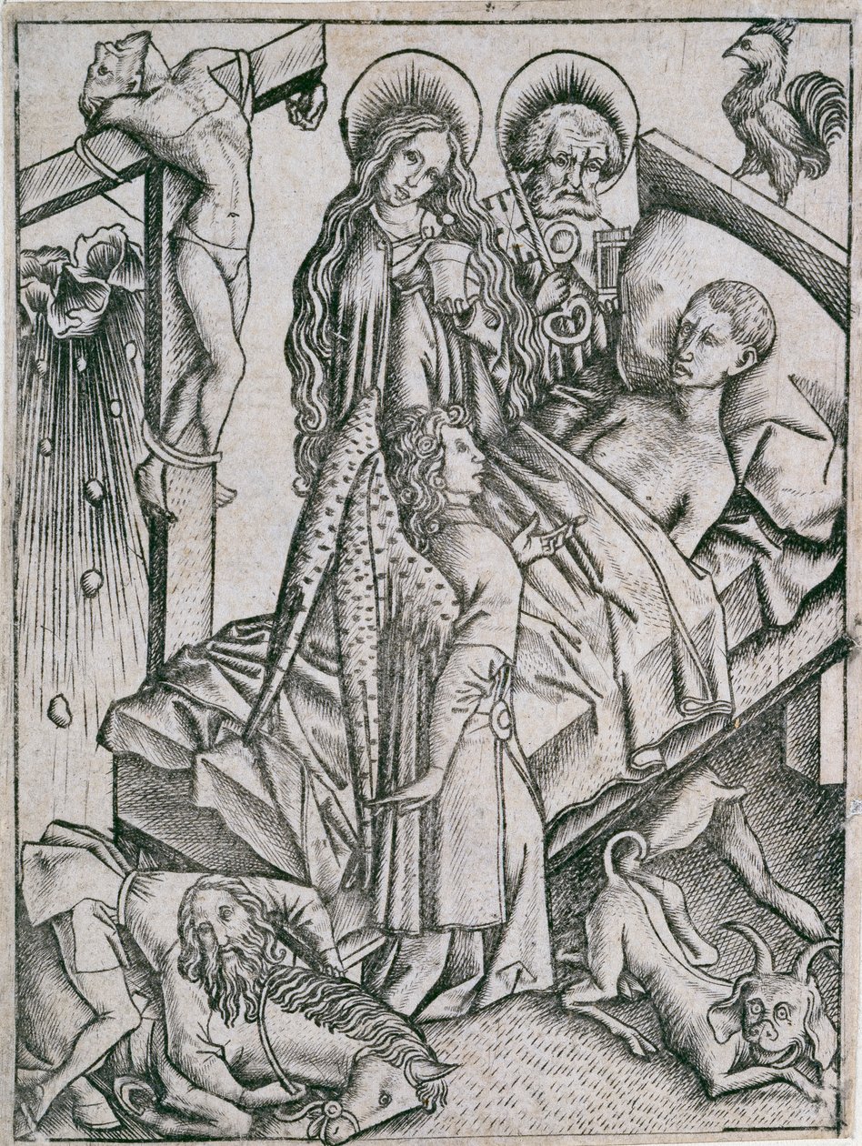 Trøst gjennom tillit, c1460s. av Master ES