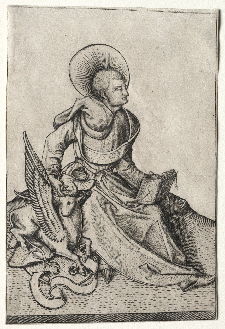 Evangelistene: St. Lukas av Master ES