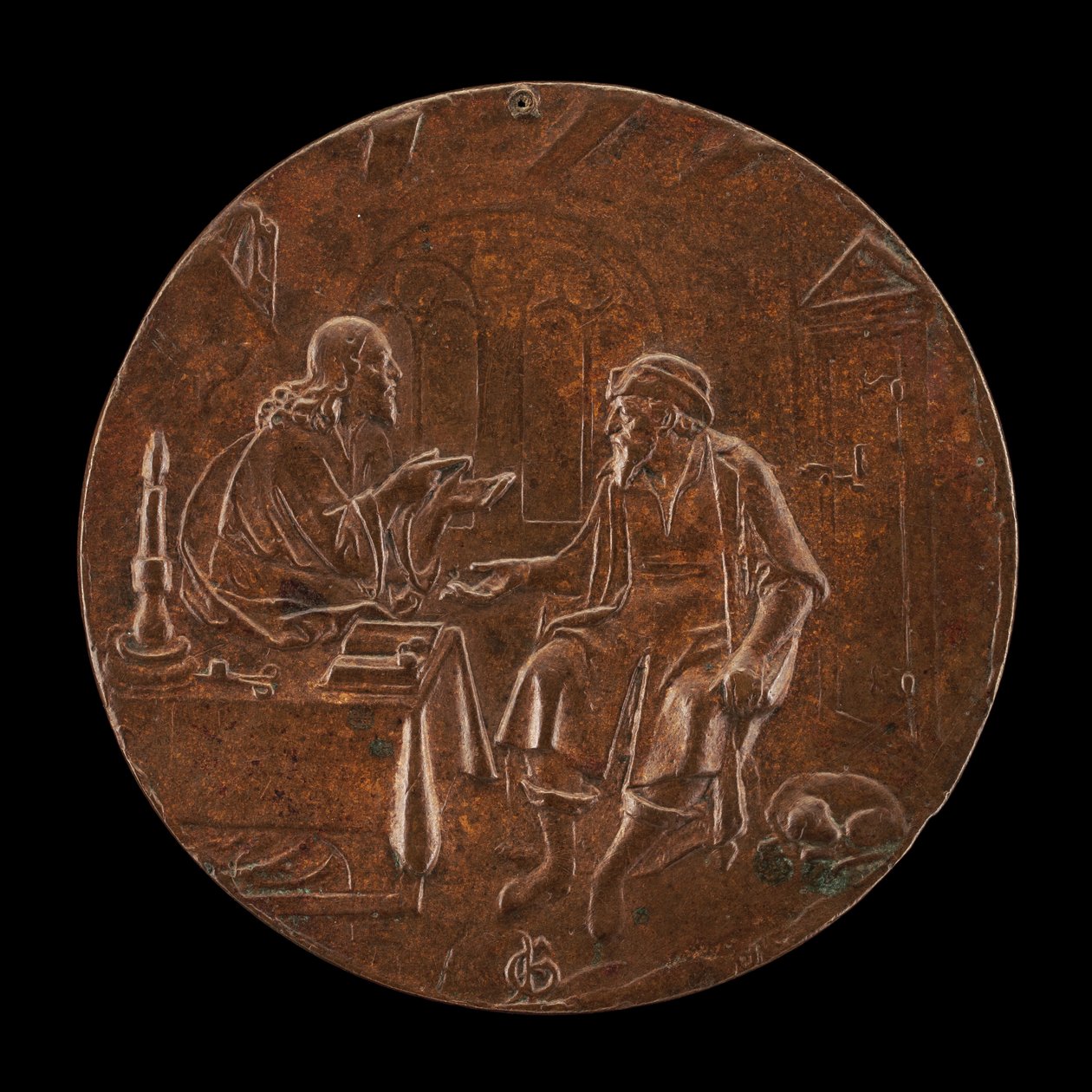 Kristus og Nikodemus, ca. 1550. av Master P.G.