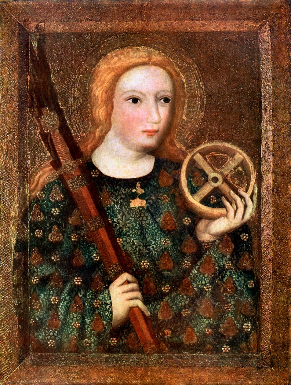 St Catherine, 1365-1367 1955 av Master Theodoric