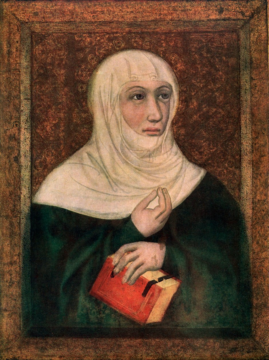 St Clara, 1365-1367 1955 av Master Theodoric