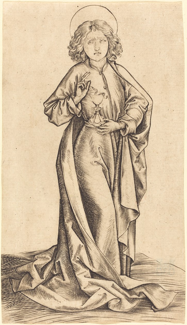 Evangelisten Johannes av Master i.e.