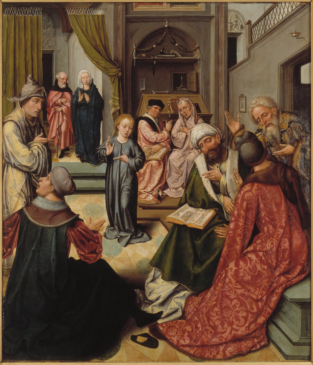 Kristus blant legene, 1515. av Master of 1518.