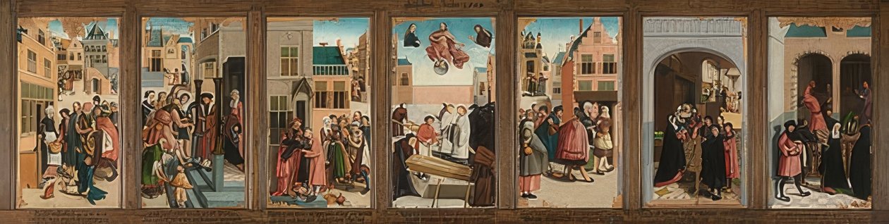 De syv barmhjertighetens gjerninger. 1504 av Master of Alkmaar