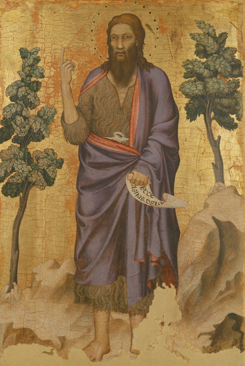 Døperen Johannes (maleri) av Master of Figline