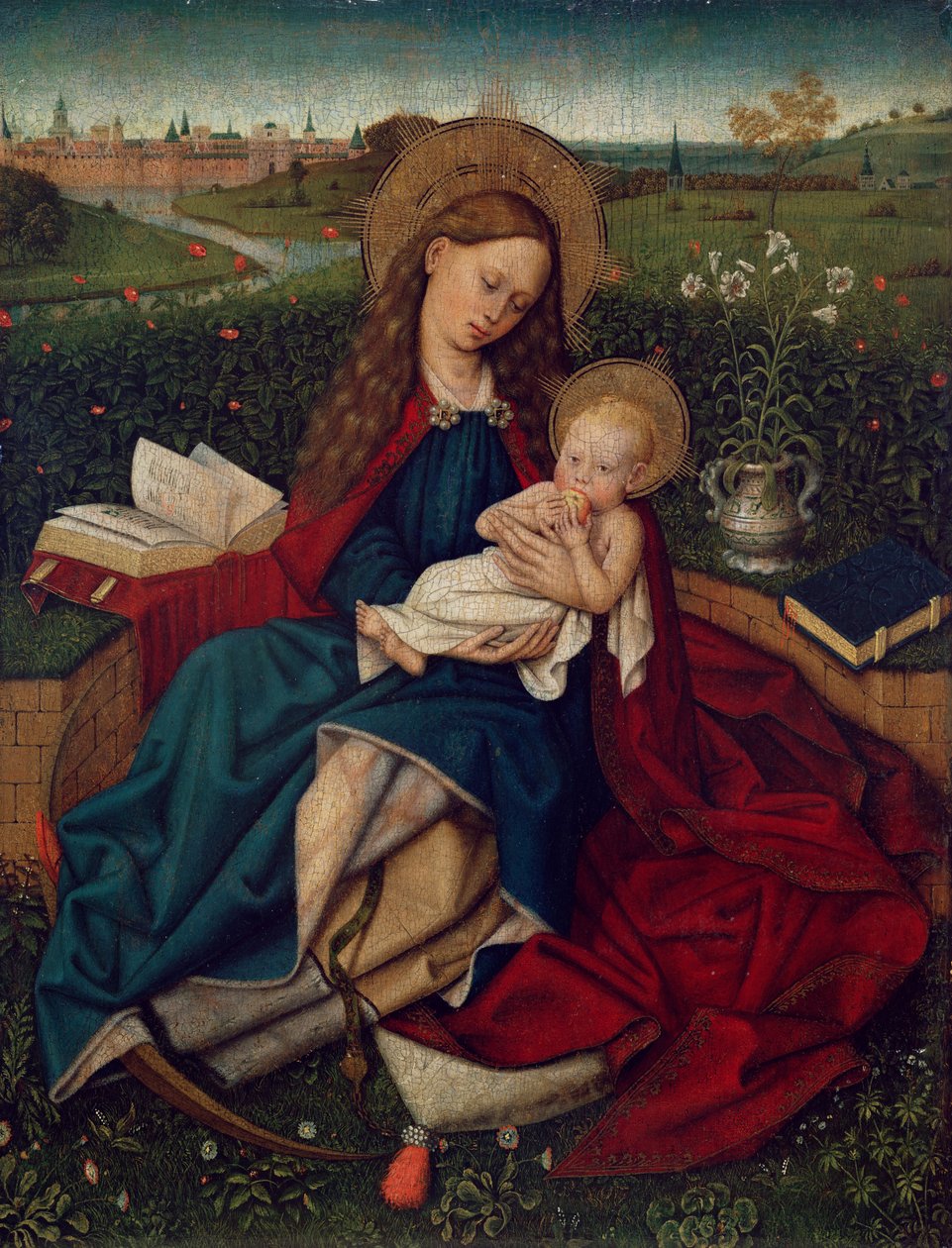 Ydmykhetens Madonna, ca. 1450-70 av Master of Flémalle