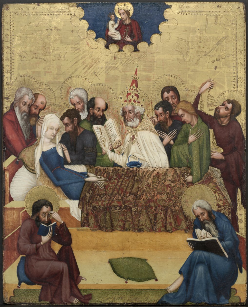 Jomfruens død av Master of Heiligenkreuz