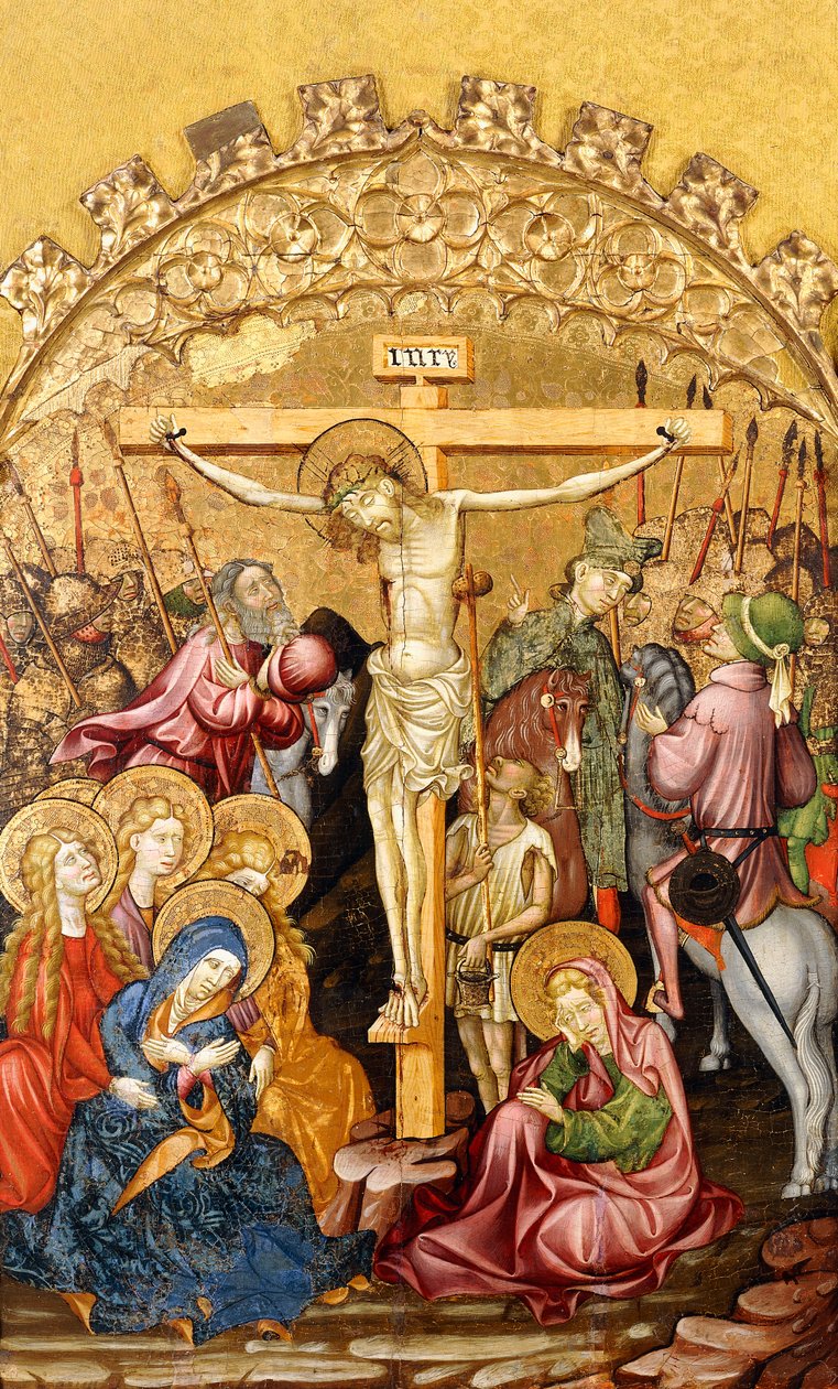 Korsfestelsen, 1400-tallet av Master of Torralba