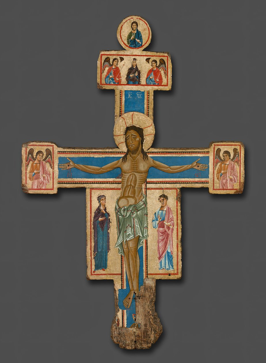 Krusifiks, 123040. av Master of the Bigallo Crucifix