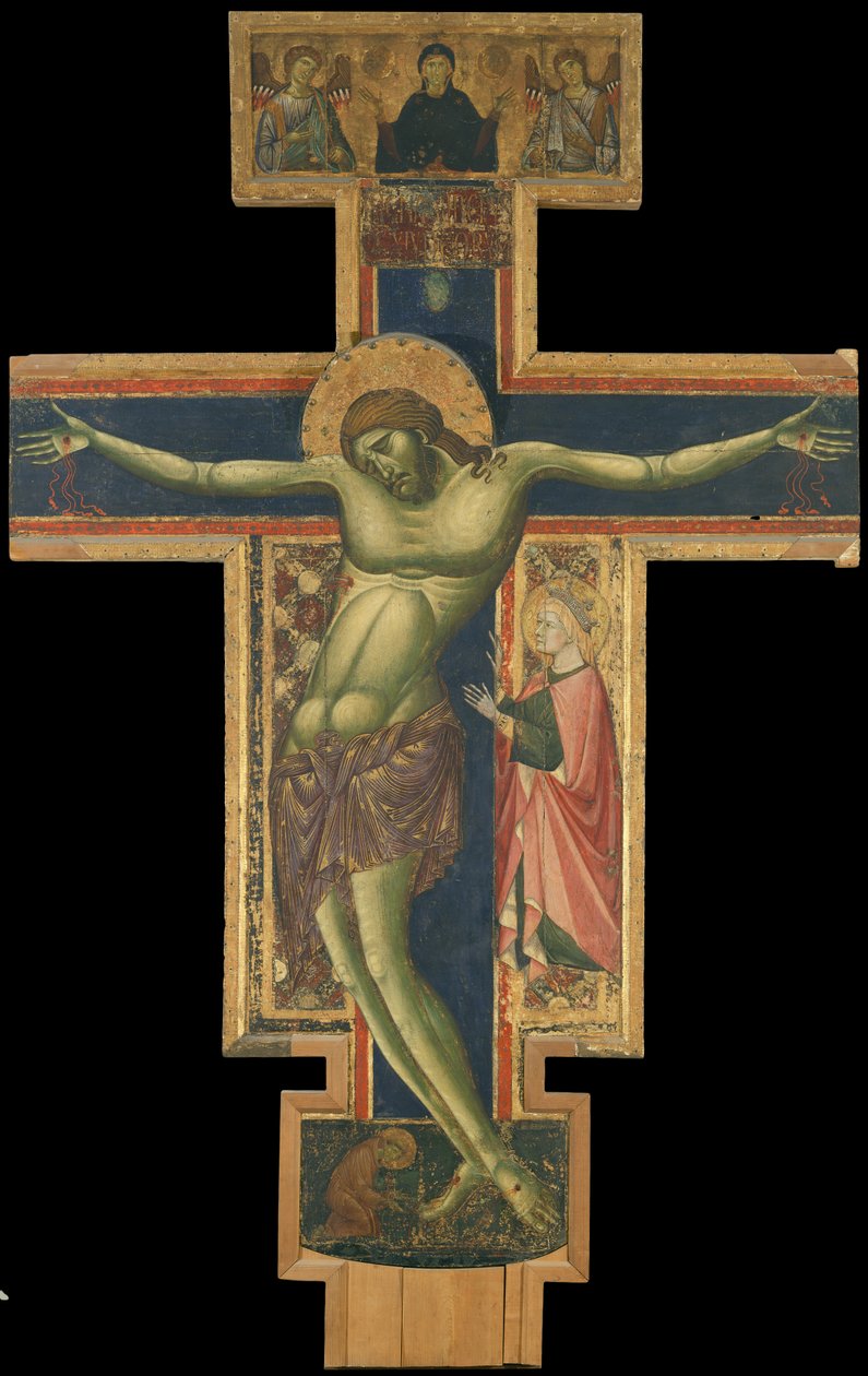 Krusifiks av Master of the Borgo Crucifix