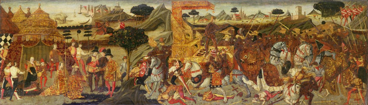 Slaget ved Issus av Master of the Brucianesi