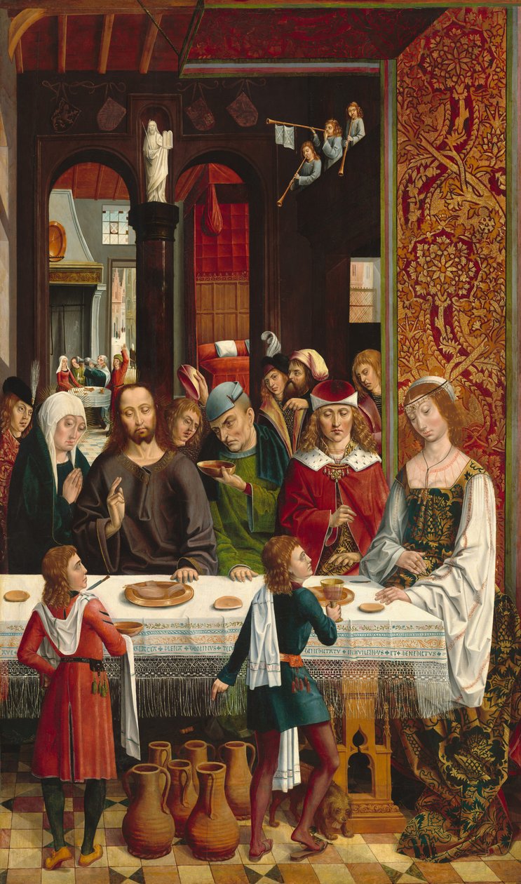 Ekteskapet i Kana av Master of the Catholic Kings