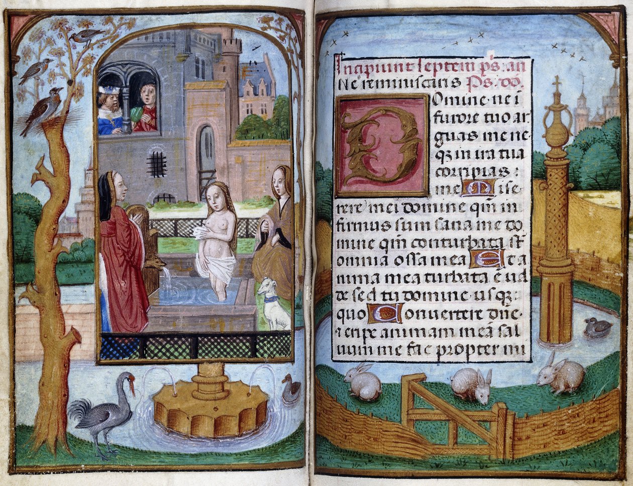 Batseba, ca. 1490 av Master of the Dresden Prayer Book