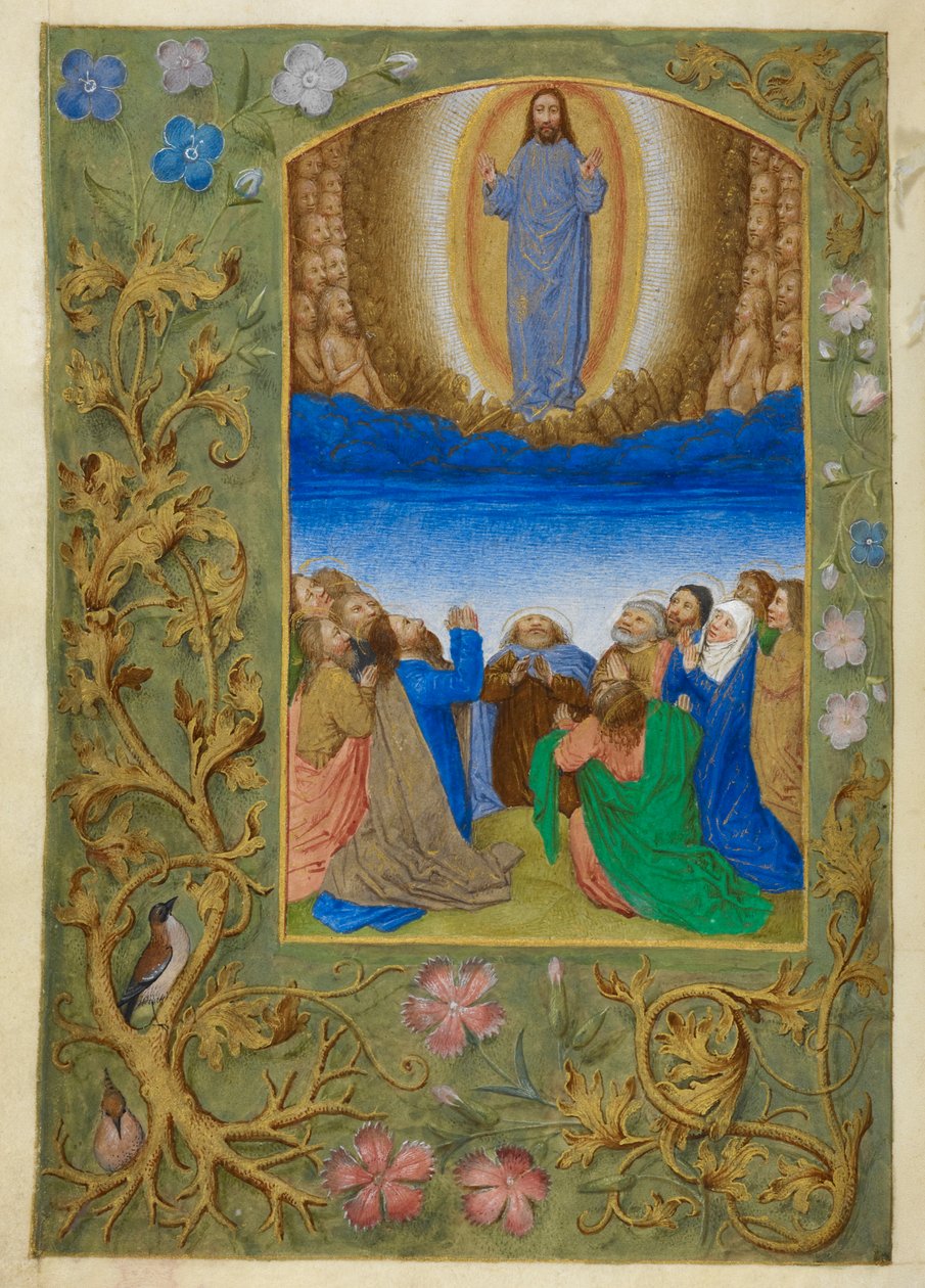 Himmelfarten. av Master of the Dresden Prayer Books