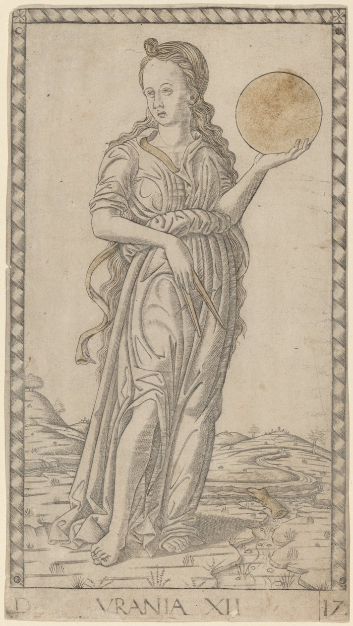 Urania av Master of the E Series Tarocchi