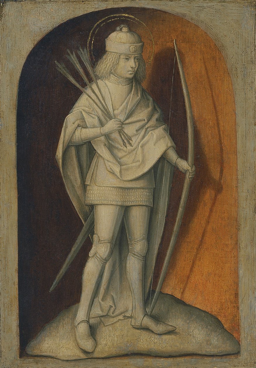 Sankt Sebastian av Master of the Magdalen Legend