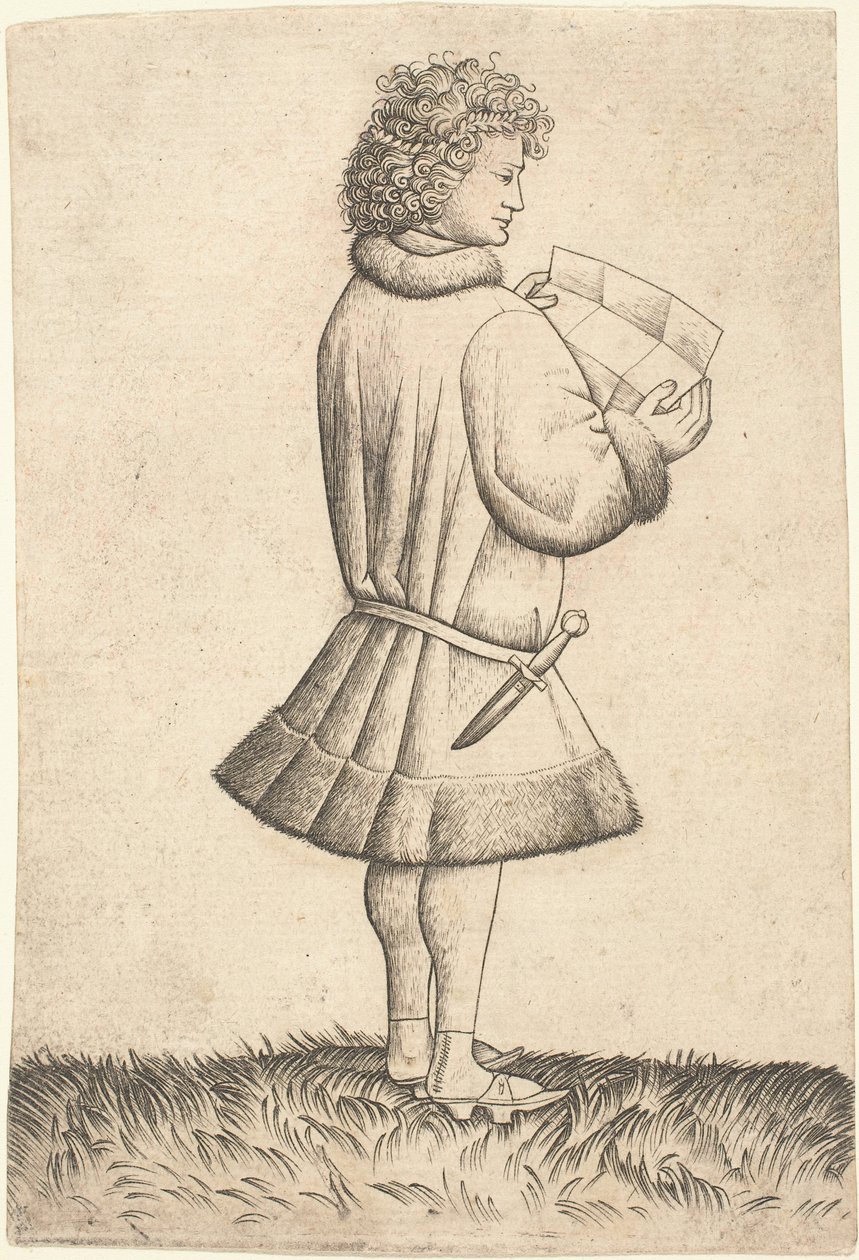 En poet som leser av Master of the Playing Cards